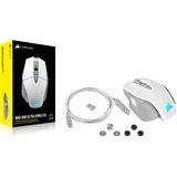 Corsair M65 RGB ULTRA Wireless, Ratones para gaming blanco/Gris claro