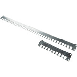 Digitus DN-19 ORG-1000P, Guía para cable plateado