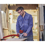 EINHELL Fresadora de borde profesional a batería TP-RO 18 Li BL - Solo, 18 Voltios rojo