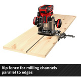 EINHELL Fresadora de borde profesional a batería TP-RO 18 Li BL - Solo, 18 Voltios rojo