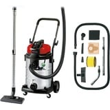EINHELL TE-VC 2230 SA 1150 W Aspiradora de tambor 30 L Plata, Aspiradora en húmedo y en seco rojo, 1150 W, 230 V, 50 Hz, Aspiradora de tambor, 30 L, Plata