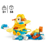 LEGO Animales sobre Ruedas 3en1, Juegos de construcción Juego de construcción, 2 año(s), Plástico, 58 pieza(s), 843 g