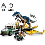 LEGO Misiones Dinosaurio: Camión de Transporte del Allosaurus, Juegos de construcción Juego de construcción, 8 año(s), Plástico, 588 pieza(s), 1,02 kg