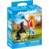 PLAYMOBIL My Life Mujer con Sennenhund, Juegos de construcción 