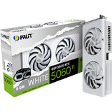 Palit GeForce RTX 5060 Ti OC WHITE 8GB, Tarjeta gráfica blanco