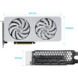 Palit GeForce RTX 5060 Ti OC WHITE 8GB, Tarjeta gráfica blanco
