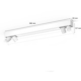 Philips Hue White & Color Ambiance Centris 4 spots de techo, Luz de LED blanco