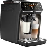 Philips Serie 5400 Solución de leche LatteGo EP5447/90 Cafetera Espresso automática, 12 bebidas​, Superautomática negro/Cromado, 12 bebidas​, Máquina espresso, 1,8 L, Granos de café, Molinillo integrado, 1500 W, Negro, Cromo