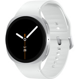 SAMSUNG Galaxy Watch 8 3,81 cm (1.5") AMOLED 44 mm Digital 480 x 480 Pixeles Pantalla táctil Plata Wifi GPS (satélite), SmartWatch plateado, 3,81 cm (1.5"), AMOLED, Pantalla táctil, 32 GB, GPS (satélite), 34 g
