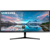 SAMSUNG LS34J550WQR 86,4 cm (34") 3440 x 1440 Pixeles UltraWide Quad HD LED Negro, Monitor de gaming gris oscuro, 86,4 cm (34"), 3440 x 1440 Pixeles, UltraWide Quad HD, LED, 4 ms, Negro