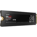Samsung 990 Pro 4 TB M.2 PCI Express 4.0 NVMe V-NAND TLC, Unidad de estado sólido 4 TB, M.2, 7450 MB/s