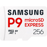 Samsung P9 Express 256 GB microSDXC, Tarjeta de memoria blanco