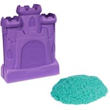 Spin Master Kinetic Sand, Castle Case con 453 g de arena para jugar turquesa, espacio de juegos multiusos y recipiente de almacenaje, juguetes sensoriales para niños a partir de 3 años, Juego de arena Kinetic Sand , Castle Case con 453 g de arena para jugar turquesa, espacio de juegos multiusos y recipiente de almacenaje, juguetes sensoriales para niños a partir de 3 años, Arena kinética infantil, 3 año(s), Verde azulado