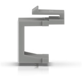 Ubiquiti Inserto ciego Keystone con paso, paquete de 12, Cubierta gris