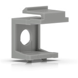 Ubiquiti Inserto ciego Keystone con paso, paquete de 12, Cubierta gris