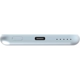 Verbatim Charge 'n' Go Polímero de litio 5000 mAh Cargador inalámbrico Azul, Banco de potencia celeste, 5000 mAh, Polímero de litio, Quick Charge 3.0, Cargador inalámbrico, Azul