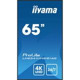 iiyama ProLite LH6541UHS-B1AG, Pantalla de gran formato negro brillante