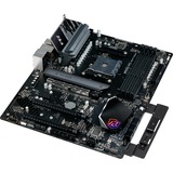 ASRock B550 PG Riptide AMD B550 Zócalo AM4 ATX, Placa base gris oscuro, AMD, Zócalo AM4, AMD Ryzen™ 3, AMD Ryzen™ 5, AMD Ryzen™ 7, 3rd Generation AMD Ryzen™ 9, AMD Ryzen 9 5th Gen, DDR4-SDRAM, 128 GB, DIMM