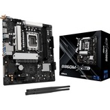 ASRock B860M-X WiFi, Placa base negro/Plateado