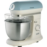 Ariete 1588/05 Batidora de varillas 1200 W Azul claro, Robot de cocina celeste/Crema, Batidora de varillas, Azul claro, Amasar, Mezcla, 5,5 L, Giratorio, CE