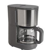 Braun KF 1500 GY Totalmente automática Máquina espresso, Cafetera de filtro gris/Acero fino, Máquina espresso, De café molido, 1000 W, Gris, Acero inoxidable