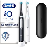 Braun Oral-B iO Series 4 Duo, Cepillo de dientes eléctrico negro/blanco