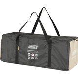 Coleman Darwin 4 Plus Summer, Tienda de campaña beige/Rojo oscuro