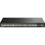 D-Link DGS-1530-52P/E switch Gestionado L2 Gigabit Ethernet (10/100/1000) Energía sobre Ethernet (PoE) Negro, Interruptor/Conmutador negro, Gestionado, L2, Gigabit Ethernet (10/100/1000), Bidireccional completo (Full duplex), Energía sobre Ethernet (PoE), Montaje en rack