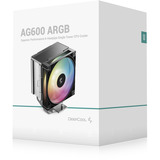 DeepCool AG600 ARGB, Disipador de CPU negro