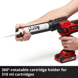 EINHELL Power X-Change pistola de cartuchos de batería TE-SG 18/10 Li - Solo, 18 Voltios rojo/Negro