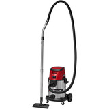 EINHELL TE-VC 36/25 Li S-Solo (2x 18Volt), Aspiradora en húmedo y en seco rojo/Acero fino