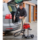 EINHELL TE-VC 36/25 Li S-Solo, Aspiradora en húmedo y en seco rojo/Acero fino