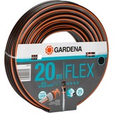 GARDENA Manguera de jardín Flex 20M 1/2 negro/Naranja, 18033-20