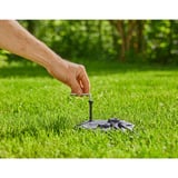 GARDENA Placa de montaje AquaPrecise, sobre el suelo, Soporte negro