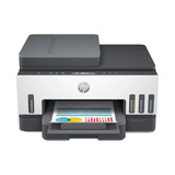 HP Smart Tank 7305 All-in-One, Impresora multifuncional gris/blanco, Impresión a doble cara; Copiadora y escáner, Inyección de tinta térmica, Impresión a color, 4800 x 1200 DPI, A4, Impresión directa, Gris
