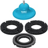 Hazet Lijadora para cubos de rueda (cuerpo base + 3 discos de lijado), Ø 160 mm, Rueda de esmeril azul