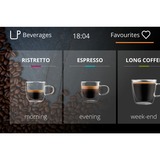 Krups EA8738 Semi-automática Máquina espresso 3 L, Superautomática negro, Máquina espresso, 3 L, De café molido, Molinillo integrado, 1450 W, Negro