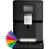 Krups EA873 Semi-automática Máquina espresso, Superautomática negro, Máquina espresso, De café molido, Molinillo integrado, 1450 W, Negro