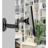 Lindy Soporte de pared ajustable para pantalla, Soporte de monitor negro