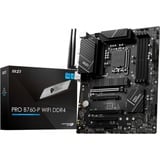 MSI PRO B760-P WIFI DDR4 placa base LGA 1700 ATX Intel, LGA 1700, Intel® Celeron®, Intel® Pentium® Gold, LGA 1700, DDR4-SDRAM, 128 GB