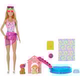 Mattel Barbie Perrito Fiesta en la Piscina - Aloha Rubia, Muñecos 