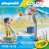 PLAYMOBIL Color Jugador de baloncesto, Juegos de construcción 