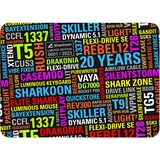 Sharkoon 20 Years Limited Edition Mouse Mat, Almohadilla de ratón para juegos multicolor