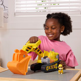 Spin Master Equipo Rubble, excavadora definitiva de Rubble, vehículo de juguete con figura de acción, juguetes de La patrulla canina para niños y niñas a partir de 3 años Rubble & Crew Equipo Rubble, excavadora definitiva de Rubble, vehículo de juguete con figura de acción, juguetes de La patrulla canina para niños y niñas a partir de 3 años, Buldócer, 3 año(s), Plástico, Multicolor