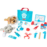 Spin Master - Juego de Veterinario Cuidado de Mascotas: Peluche Perro, Peluche Gato + 25 Accesorios - 6074883 - Juguetes Niños 3 Años + - Regalo Niño 3 Años + Juegos Infantiles, Juego de rol Peluche Gato + 25 Accesorios - 6074883 - Juguetes Niños 3 Años + - Regalo Niño 3 Años + Juegos Infantiles, 3 año(s)