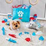 Spin Master - Juego de Veterinario Cuidado de Mascotas: Peluche Perro, Peluche Gato + 25 Accesorios - 6074883 - Juguetes Niños 3 Años + - Regalo Niño 3 Años + Juegos Infantiles, Juego de rol Peluche Gato + 25 Accesorios - 6074883 - Juguetes Niños 3 Años + - Regalo Niño 3 Años + Juegos Infantiles, 3 año(s)