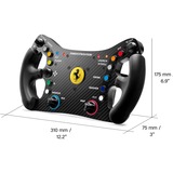Thrustmaster Ferrari 488 GT3 Wheel Add-On Negro USB Volante Analógico/Digital PC, Xbox One, Xbox One S, Xbox One X, Xbox Series S, Xbox Series X, PlayStation 4, PlayStation 5, Volante de recambio negro, Volante, PC, Xbox One, Xbox One S, Xbox One X, Xbox Series S, Xbox Series X, PlayStation 4, PlayStation 5, Cruceta, Botón menú, Botón modo, Botón de arranque, Analógico/Digital, Alámbrico, USB