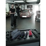 Wera Barra magnética para dados C Deep 1 Juego de dados para llave de vaso 1/2", Llave de tubo negro/Verde