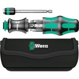 Wera Kraftform Kompakt 26, 7 piezas, Conjuntos de bits negro/Verde