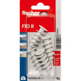 fischer Taco para aislamiento FID II, Pasador gris claro